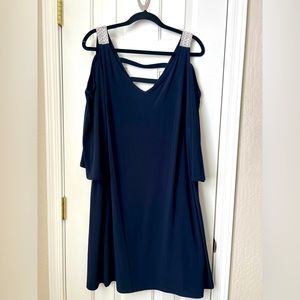 Dress barn, midnight blue dress